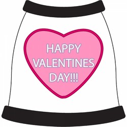 Happy Valentines Day Heart Dog T-Shirt